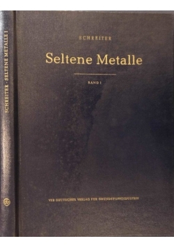 Seltene Metalle Band I