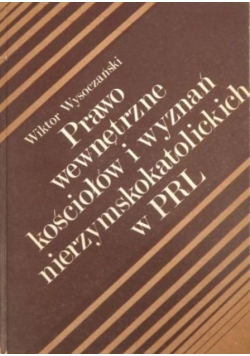 Prawo wewnętrzne kościołów i wyznań nierzymskokatolickich w PRL