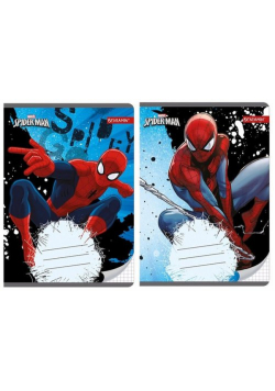 Zeszyt A5 Spider-Man w kratkę 16 kartek mix