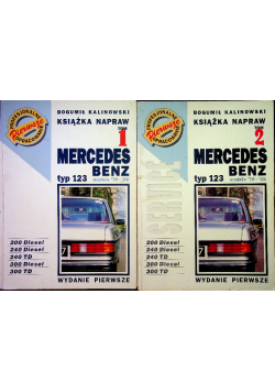 Mercedes Benz typ 123 Tom 1 i 2