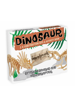 Model Styracosaurus i Velociraptor