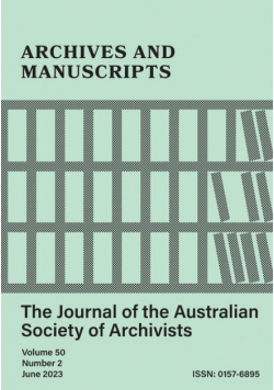 Archives and Manuscripts Vol. 50 No. 2