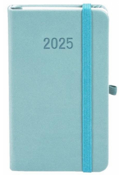 Kalendarz 2025 A6 Memofix TDW błękitny