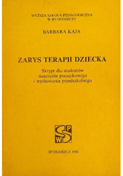 Zarys terapii dziecka