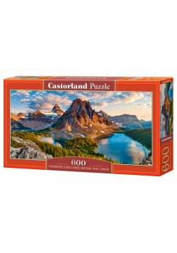 Puzzle 600 Panoramiczne:Assiniboine Sunset, Banff National Park, Canada