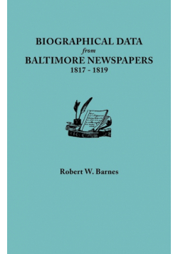 Biographical Data from Baltimore Newspapers, 1817-1819