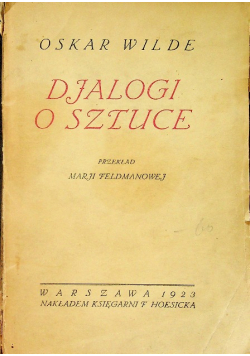 Djalogi o sztuce 1923 r.