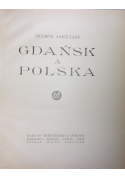 Gdańsk a Polska  ok 1919 r.