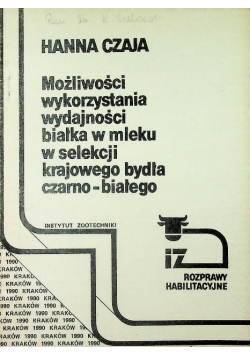 Możliwości wykorzystania wydajności białka w mleku w selekcji krajowego bydła