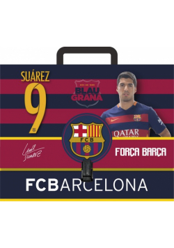 Teczka z rączką A4 FC Barcelona Suarez 9