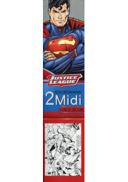 Kolorowanka midi Justice League