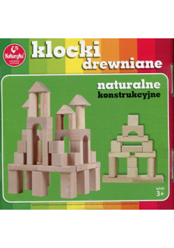 Klocki drewniane naturalne konstrukcyjne