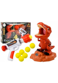 Pistolet na kulki + dinozaur