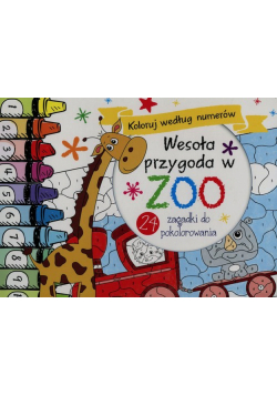 Wesoła przygoda ZOO Koloruj według numerów