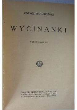 Wycinanki, 1926 r.