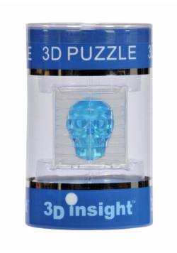 Puzzle 3D Insight Czaszka Niebieska