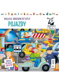 Kapitan Nauka. Puzzle obserwacyjne. Pojazdy 6+