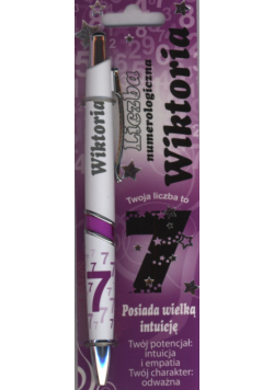Długopis Numerologiczny - Wiktoria 7