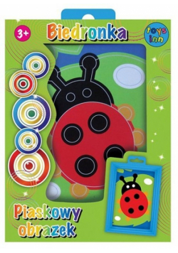 Piaskowy obrazek Biedronka
