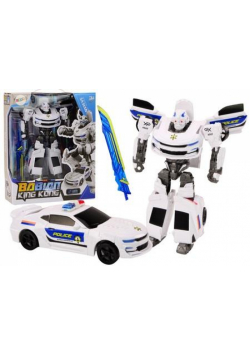 Auto-Robot 2w1 transformacja samochód policyjny