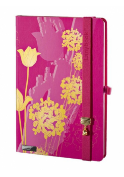 Notes A6 Lanybook Tulip Mania fuksja