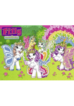 Puzzle 100 XXL Filly W ogrodzie Papillia