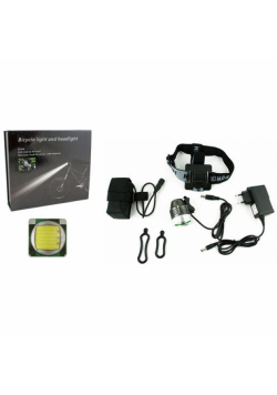 Latarka LED Cree xm-l t6 + akcesoria czołówka