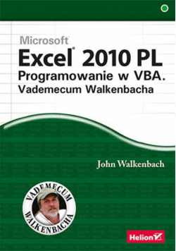 Excel 2010 PL Programowanie w VBA Vademecum a