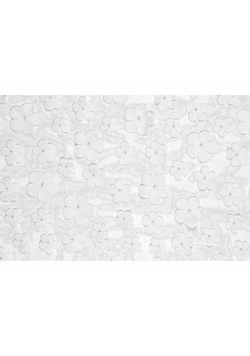 Bieżnik Kwiaty biały 26x500cm