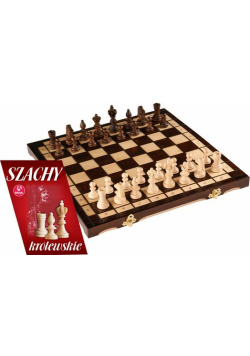 Szachy królewskie drewniane