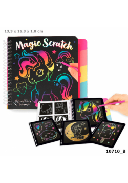 Zestaw kreatywny Magic Scratch Ylvi jednorożec mini 10710B