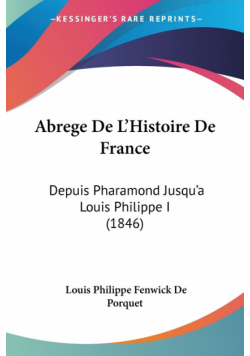 Abrege De L'Histoire De France
