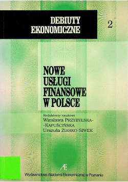 Nowe usługi finansowe w Polsce