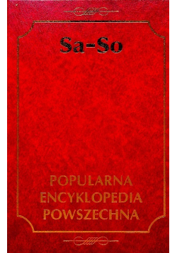 Popularna Encyklopedia Powszechna Tom 16 Sa So