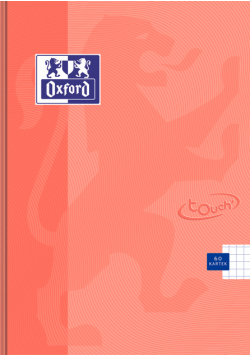 Brulion A5 60k kratka Oxford touch pastel koralowy