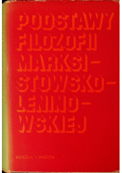 Podstawy filozofii marksistowsko-leninowskiej