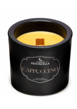 Świeczka sojowa Cappuccino czarna 170g