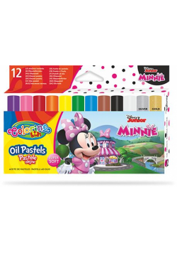 Pastele olejne trójkątne Colorino Kids Minnie 12 kolorów
