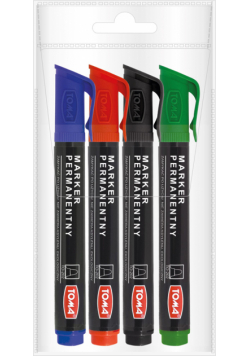 Marker permanentny 4 kolory