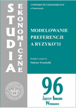 Modelowanie preferencji a ryzyko '11. SE 96