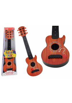 Gitara drewniana pomarańczowa