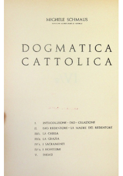 Dogmatica Cattolica 1969