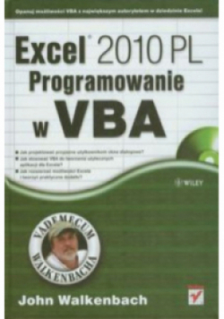 Excel 2010 PL. Programowanie w VBA. Vademecum