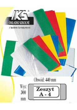 Okładka zeszytowa A4 (10szt) IKS