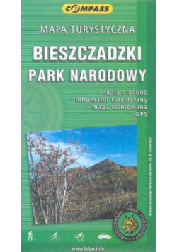 Bieszczadzki Park Narodowy  Mapa turystyczna 1: 50 000