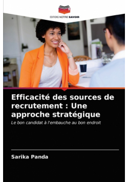 Efficacité des sources de recrutement
