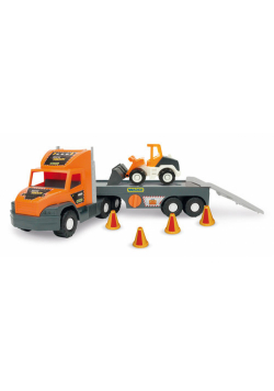 Super Tech Truck laweta ze spychaczem