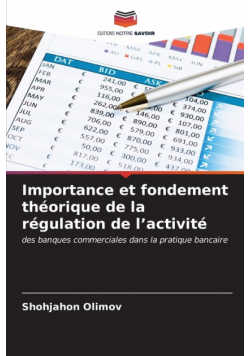 Importance et fondement théorique de la régulation de l'activité