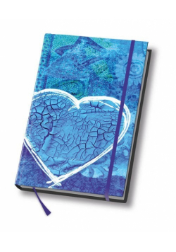 Notes A5 Art book 80 kartek w linie Serce