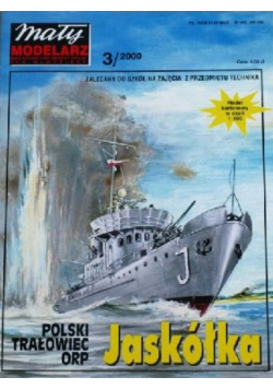 Mały modelarz Nr 3 / 00 Polski trałowiec orp jaskółka